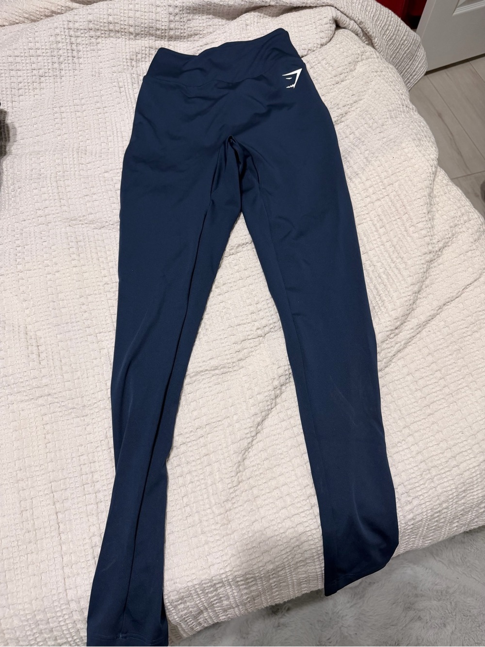 Gymshark Navy Scrunch Leggings